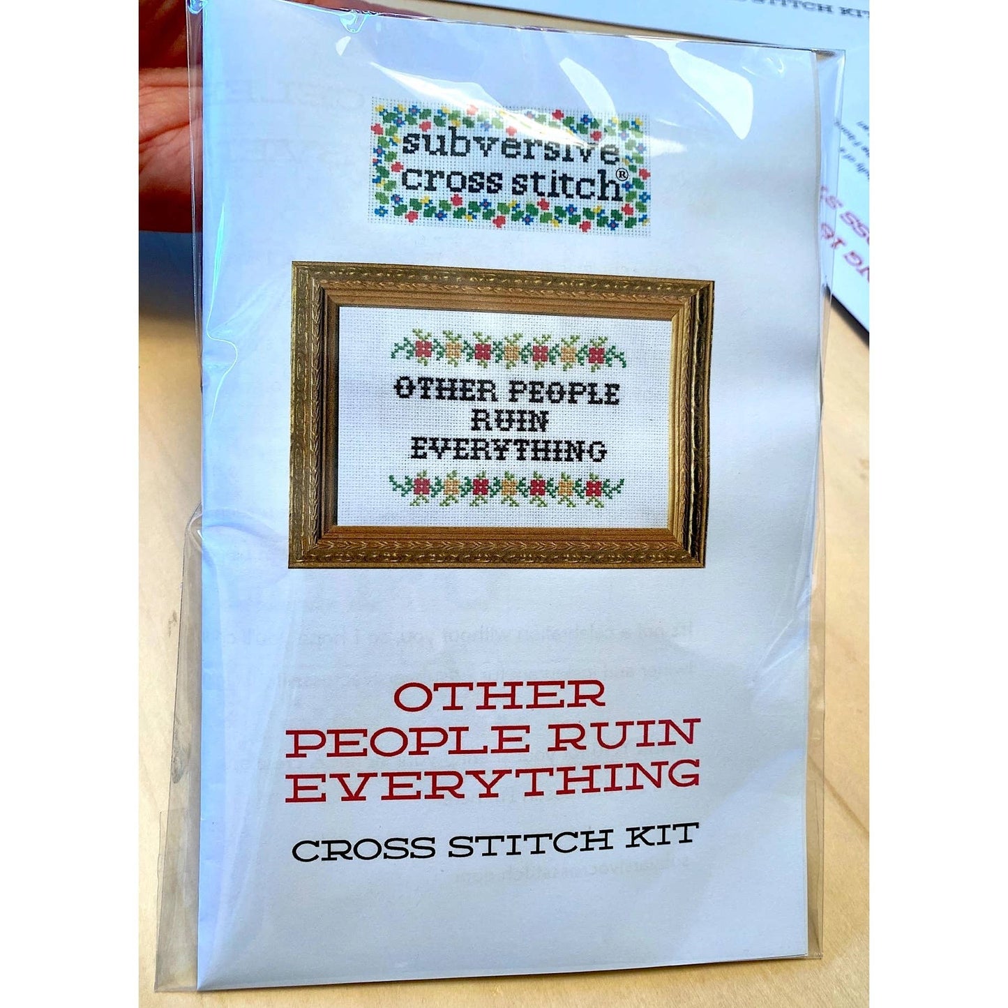 What A F*cked Up Time To Be Alive Deluxe Cross Stitch Kit