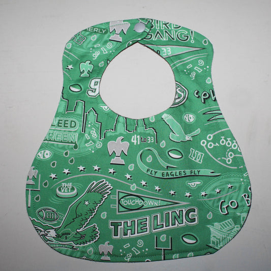 Kelly Green Eagles Bib