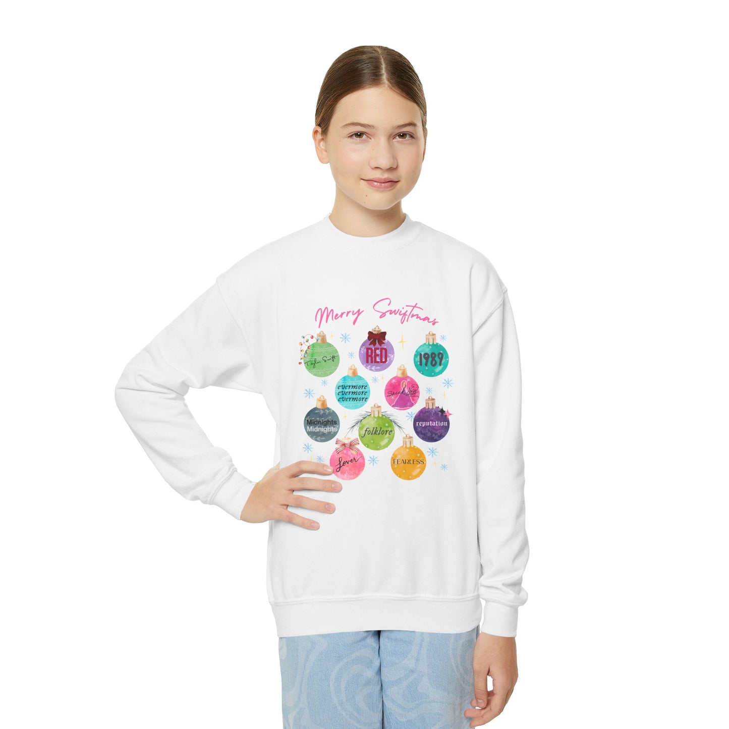 Youth Swiftmas Ornament Crewneck