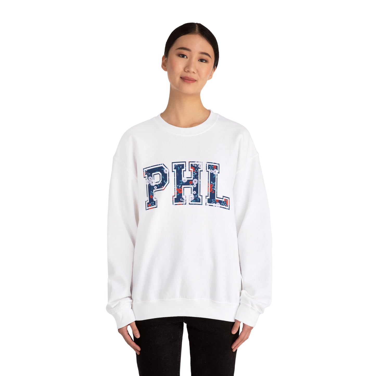 PHL Floral Festive Crewnecks