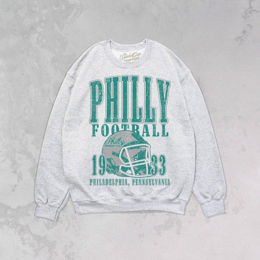 90's Philadelphia Football Oversized 90's Sweatshirt