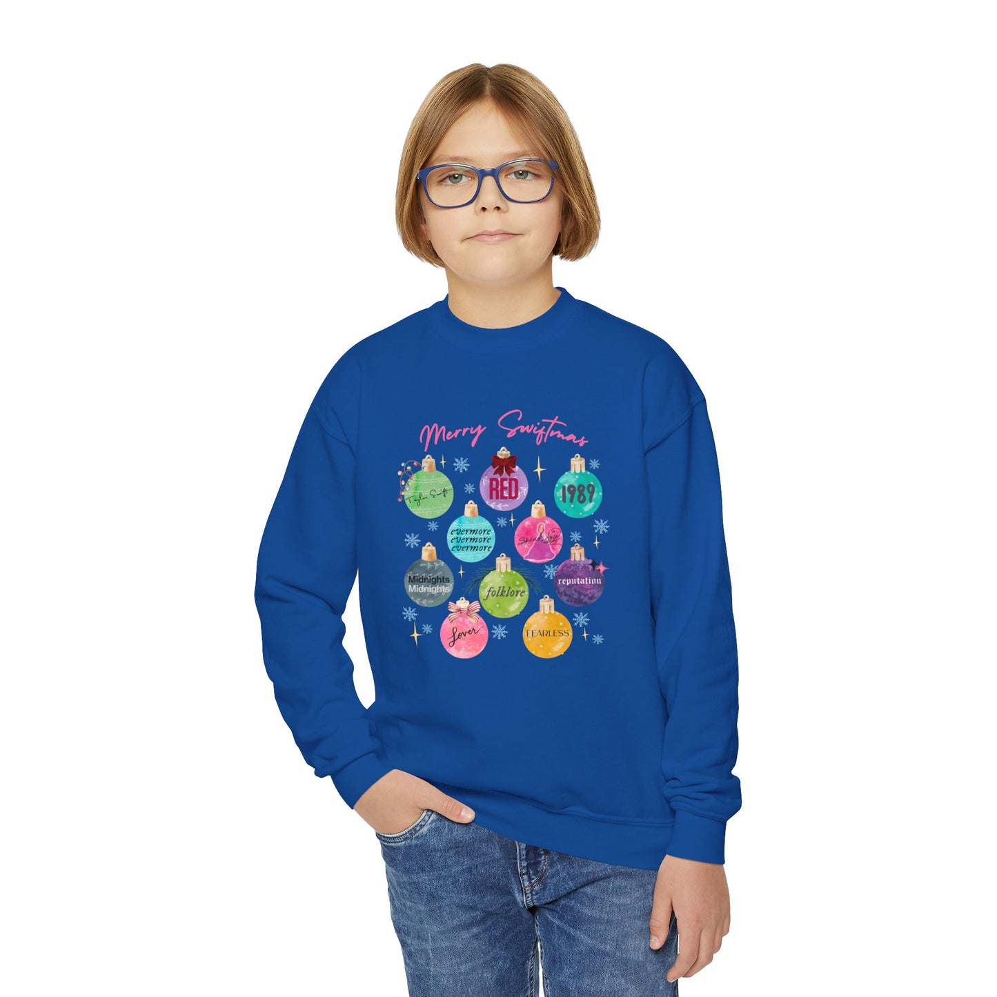 Youth Swiftmas Ornament Crewneck