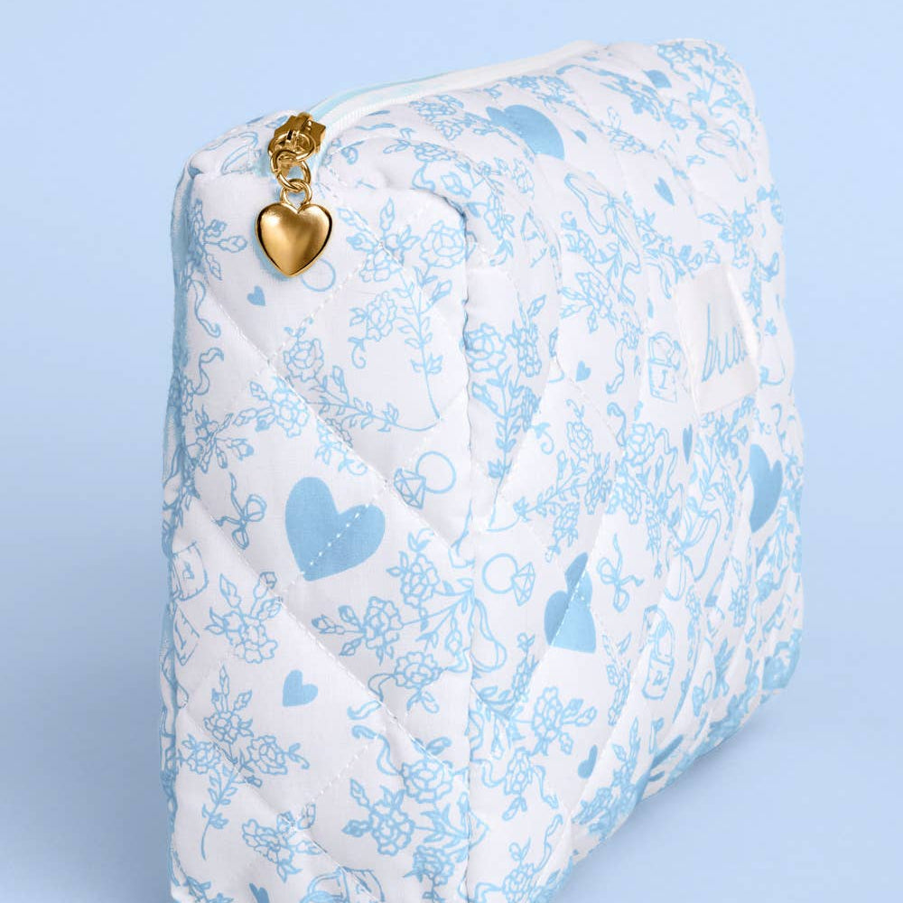 Quilted Bride Cosmetic Bag