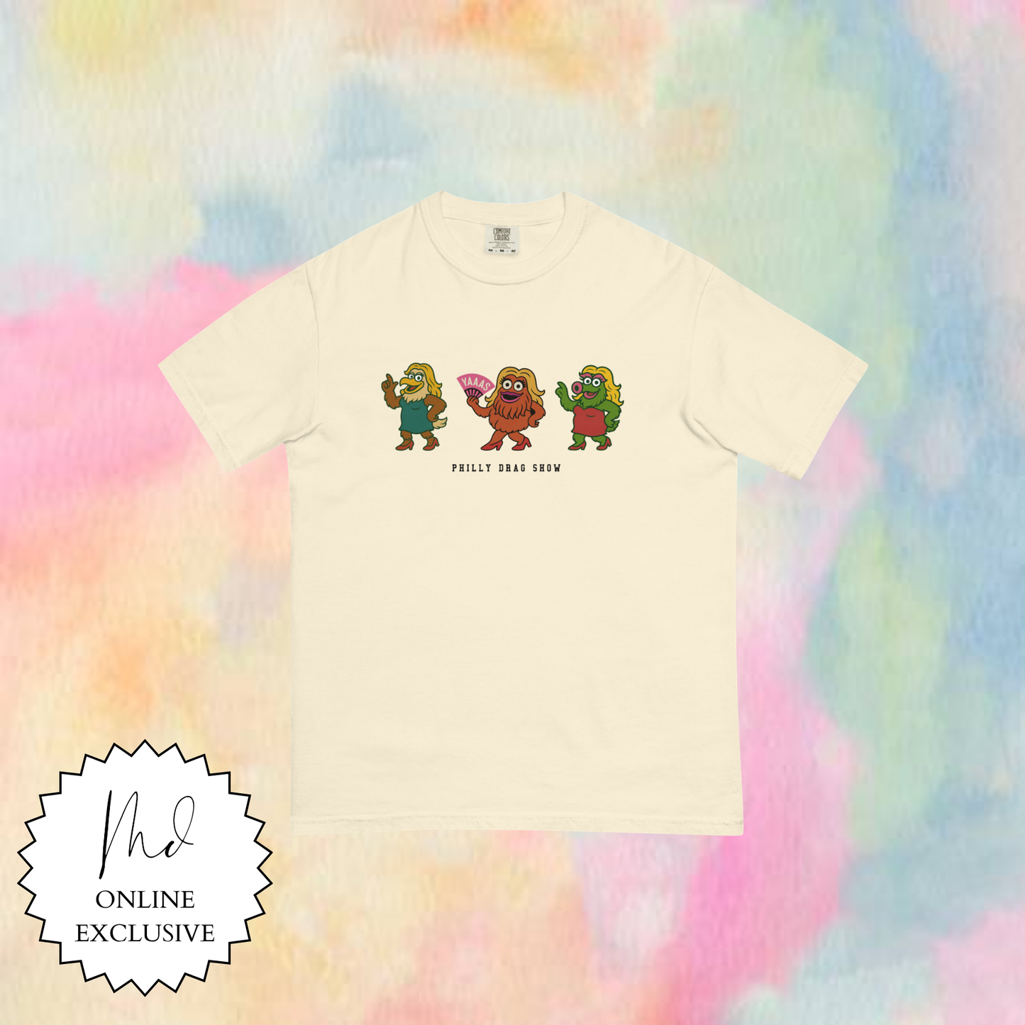Philly Mascots in Drag Pride Tee