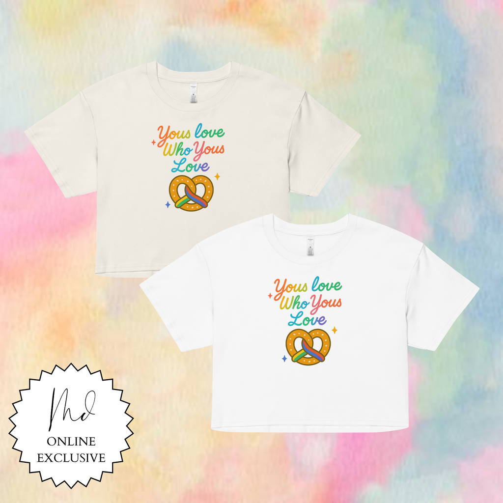 "Yous" Love Crop Top