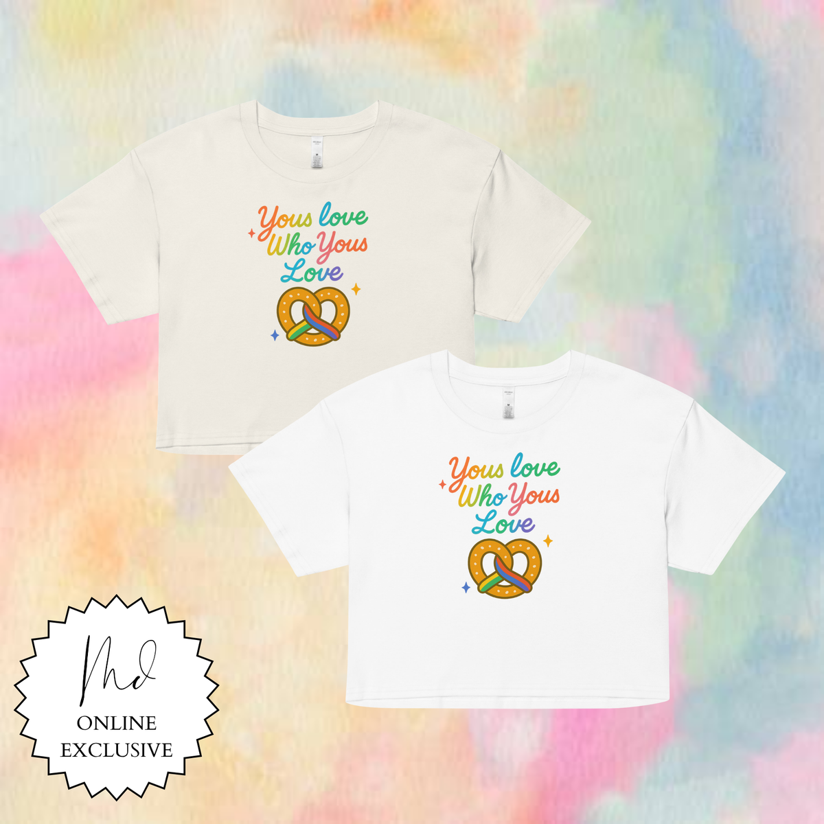 "Yous" Love Crop Top