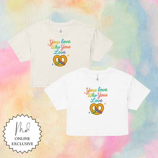 "Yous" Love Crop Top