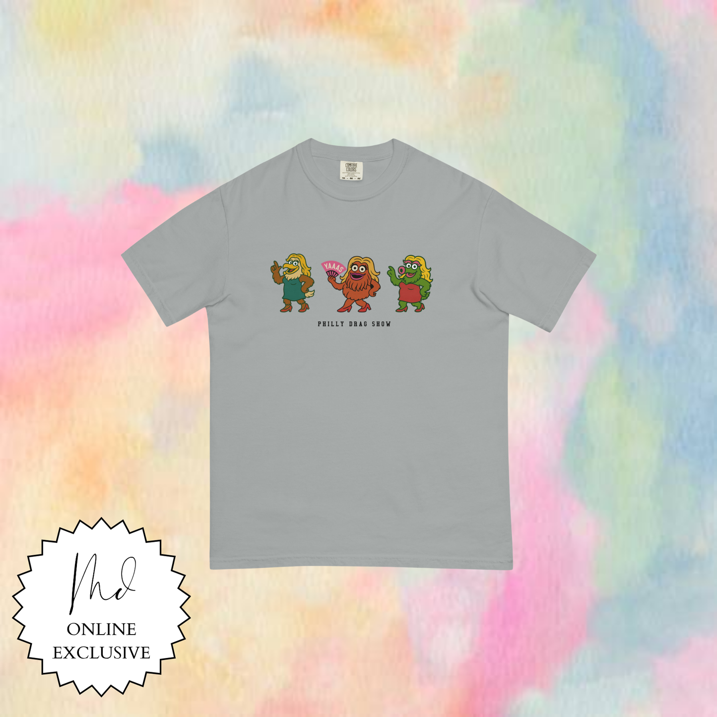 Philly Mascots in Drag Pride Tee