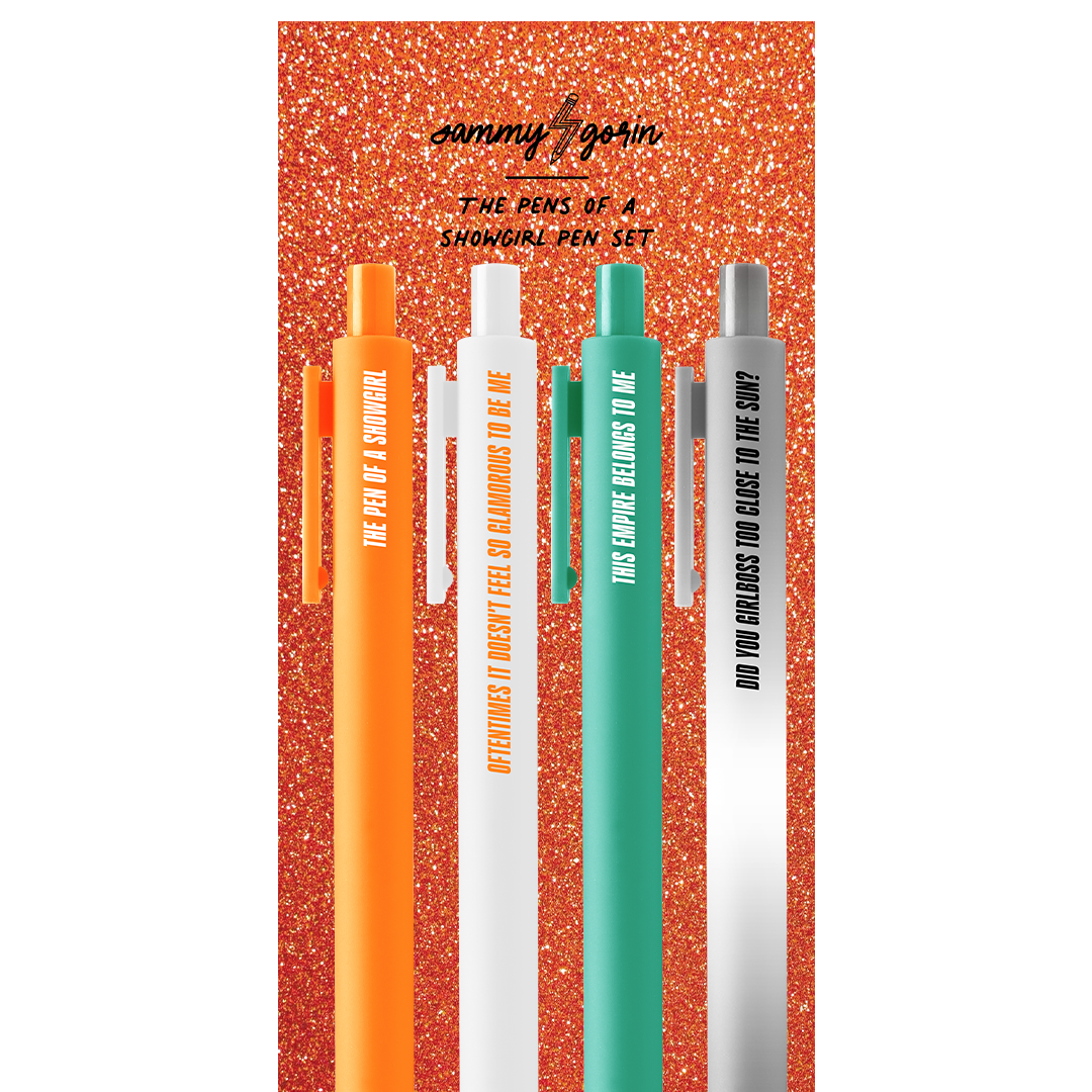 The Pens of a Showgirl Pen Set