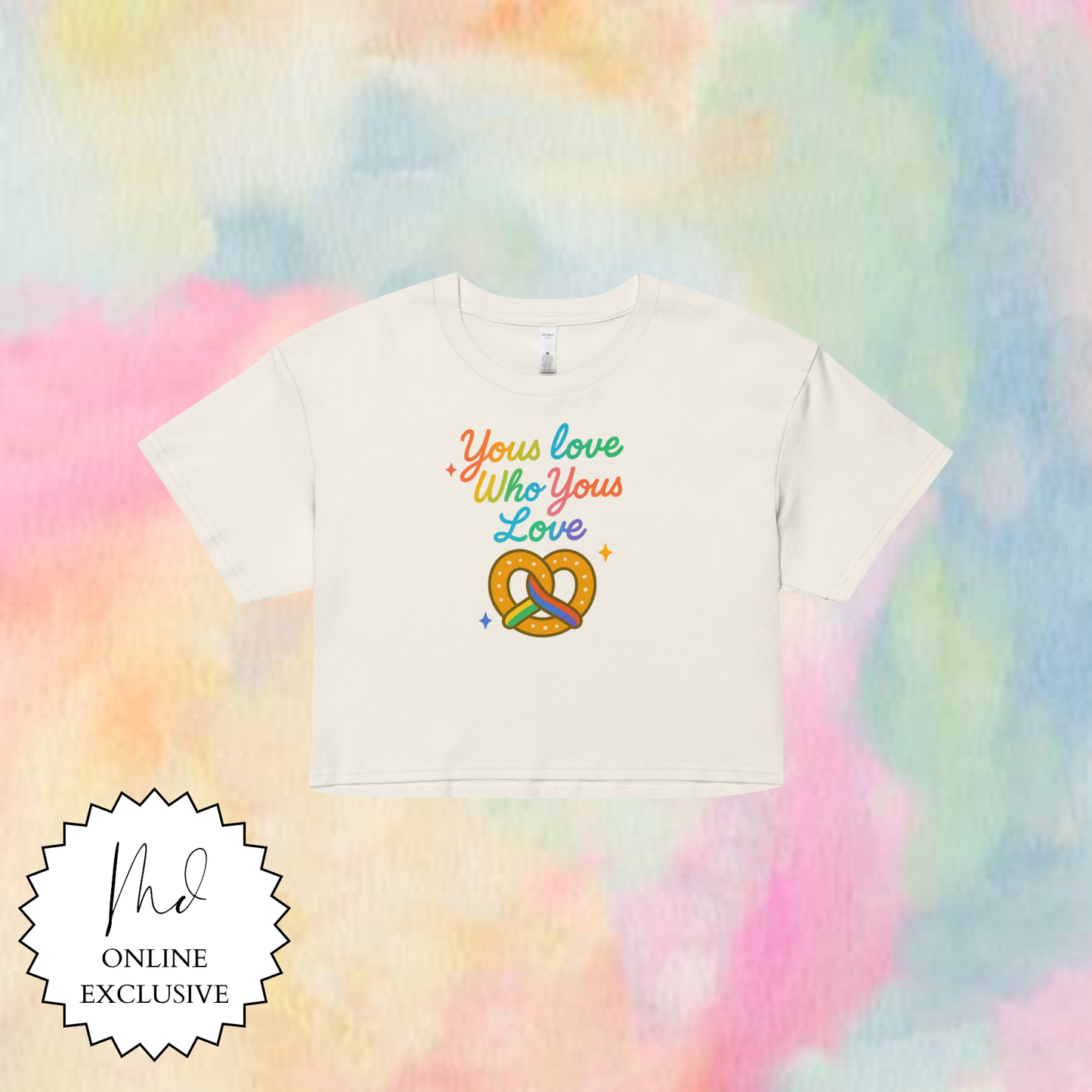 "Yous" Love Crop Top