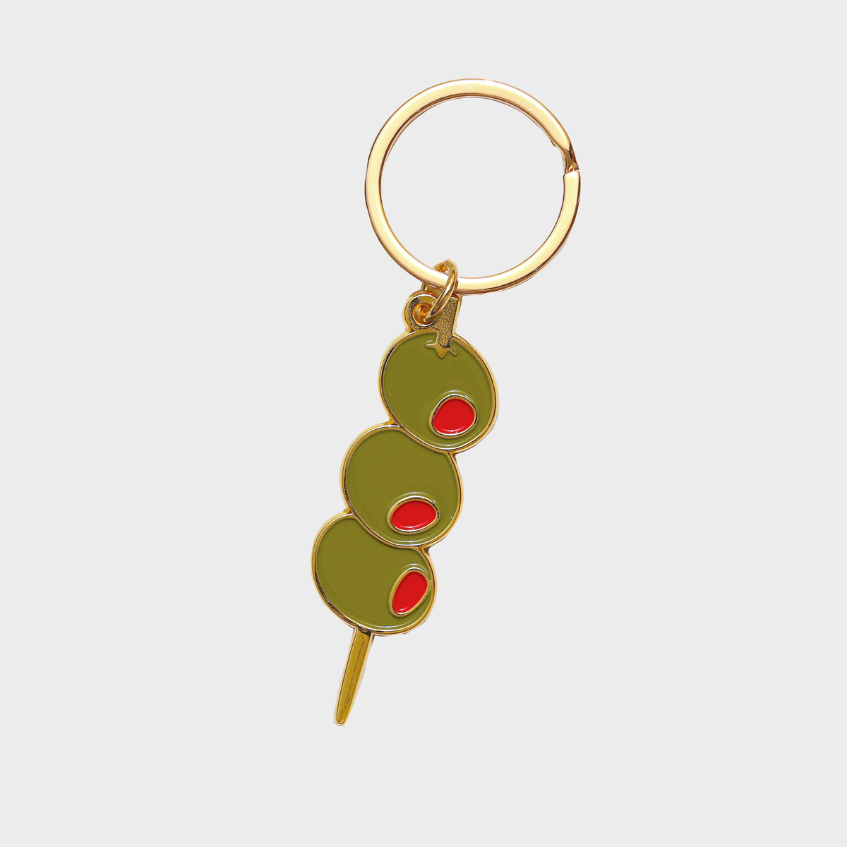 Olive Keychain Bag Charm