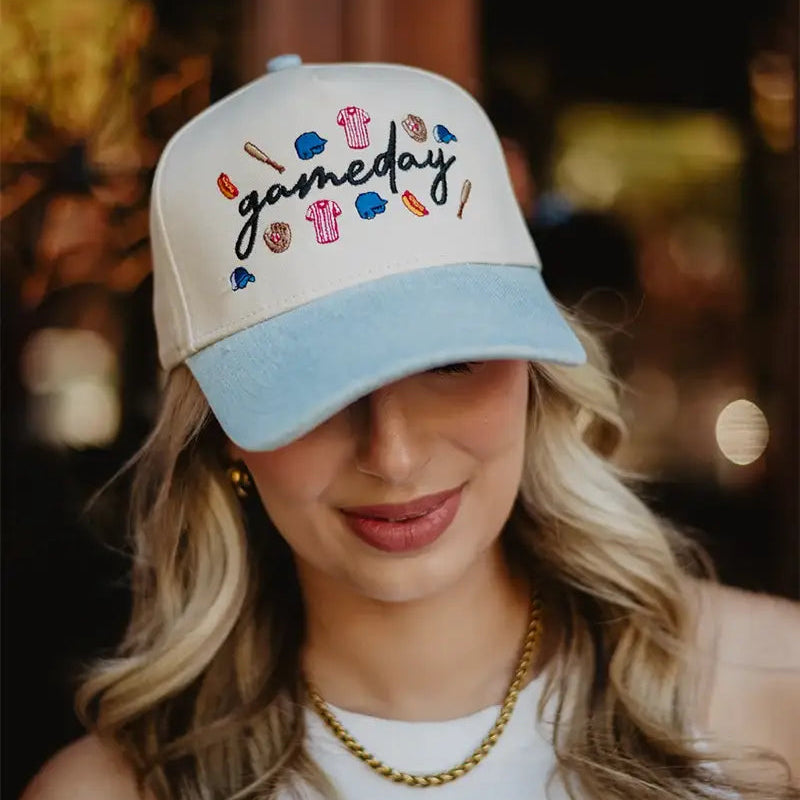 Gameday Baseball Doodles Hat - Multiple Colors!