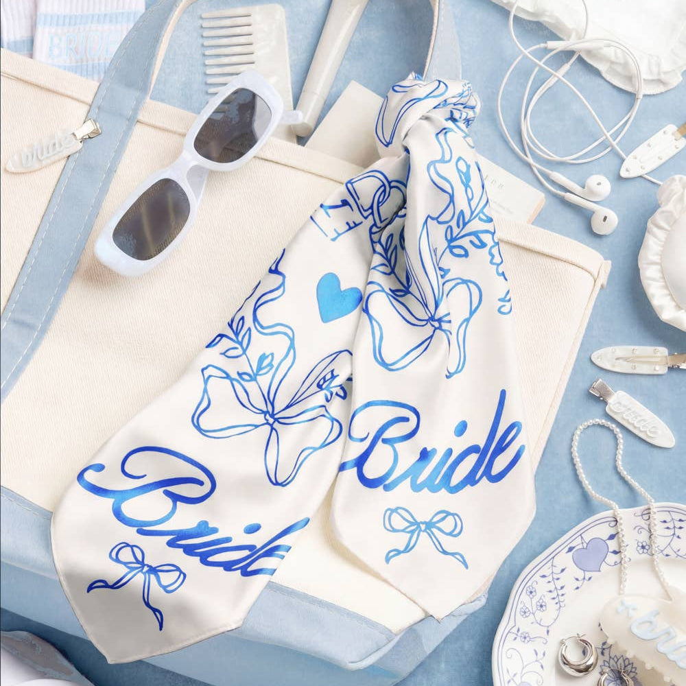 Bride Silk Scarf