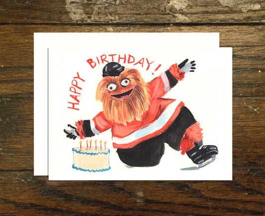 Gritty Birthday Greeting Card