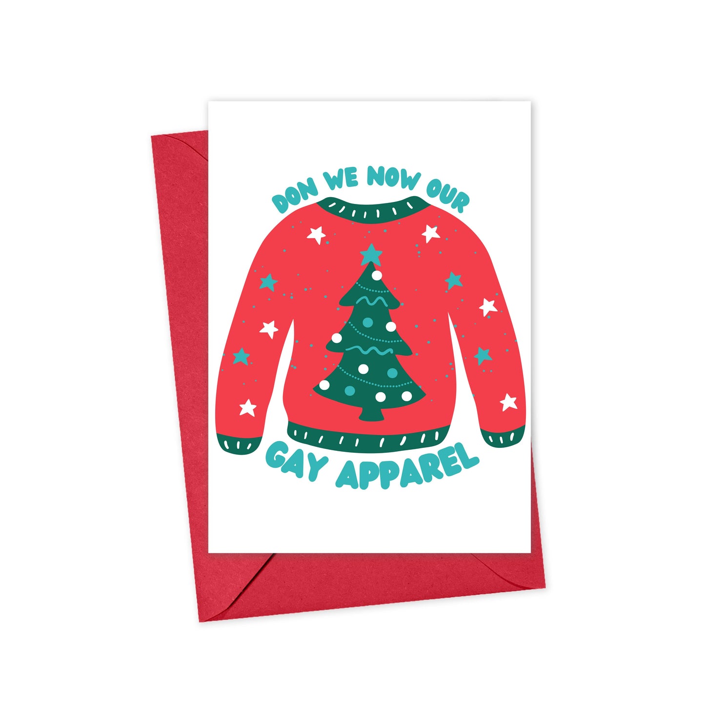 Gay Apparel LGBTQ Funny Christmas Cards