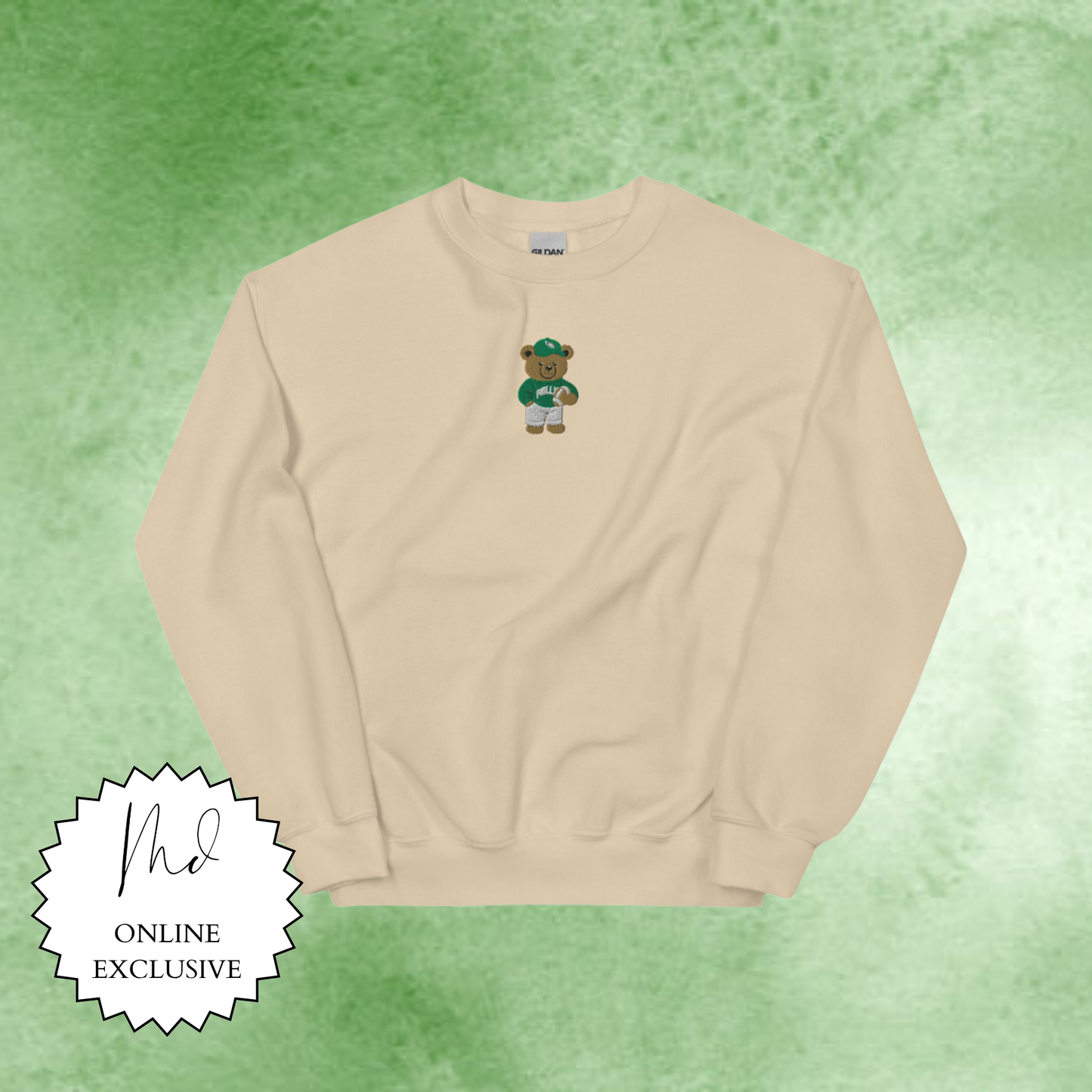Philly Football Teddy Bear Crewneck