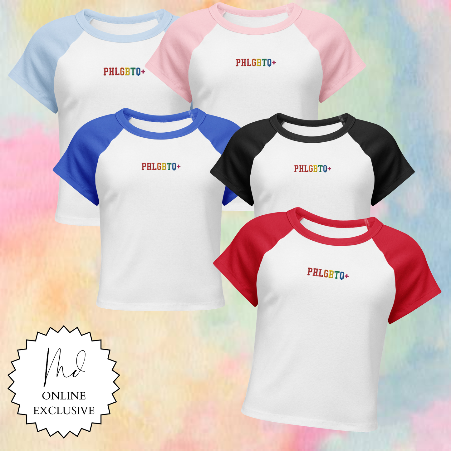 PHLGBTQ+ Women's Baby Tee