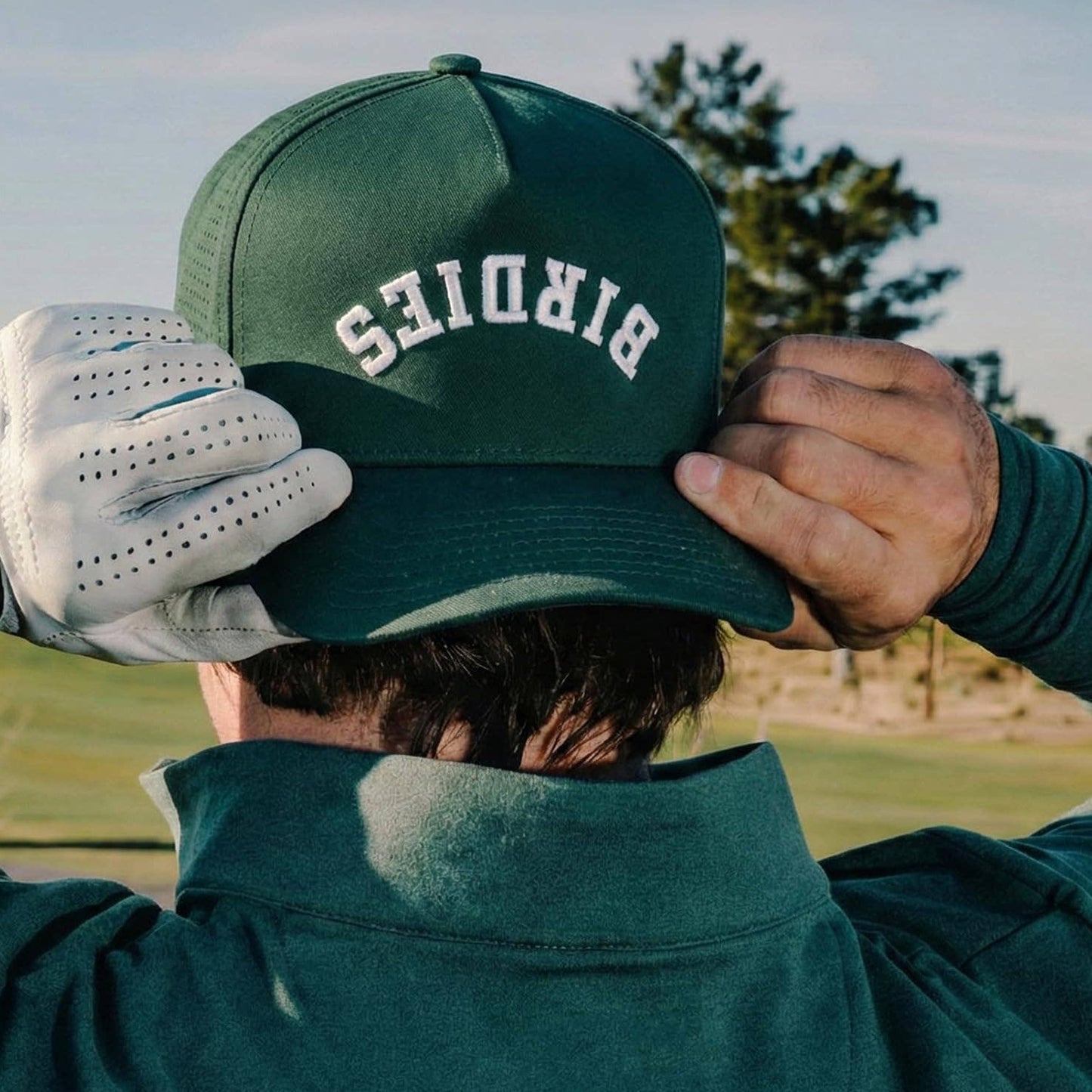 Birdies Green Upside Down Trucker Hat