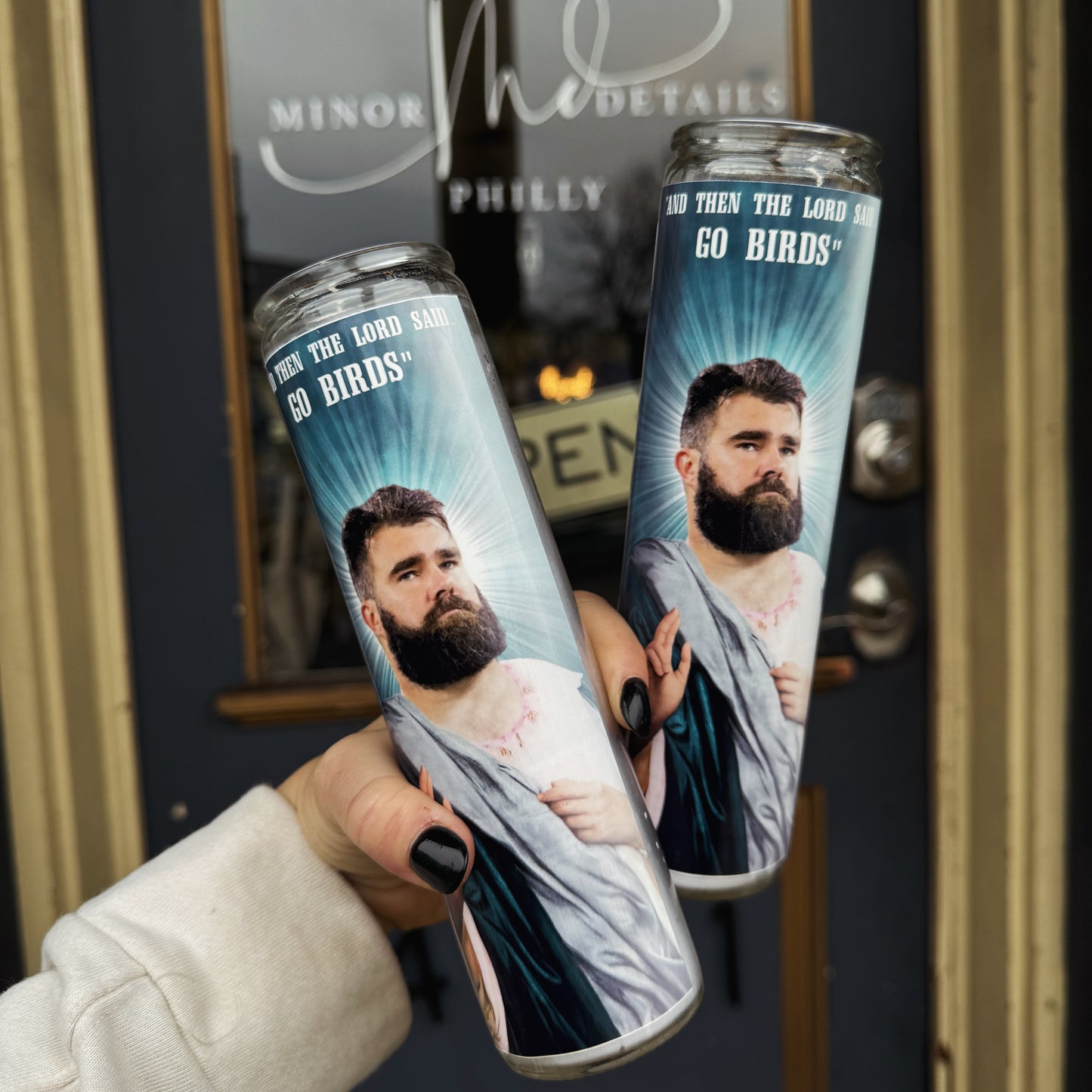 Jason Kelce Prayer Candles