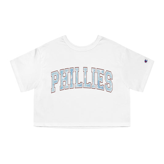 Phillies Vintage Stars Crop Top