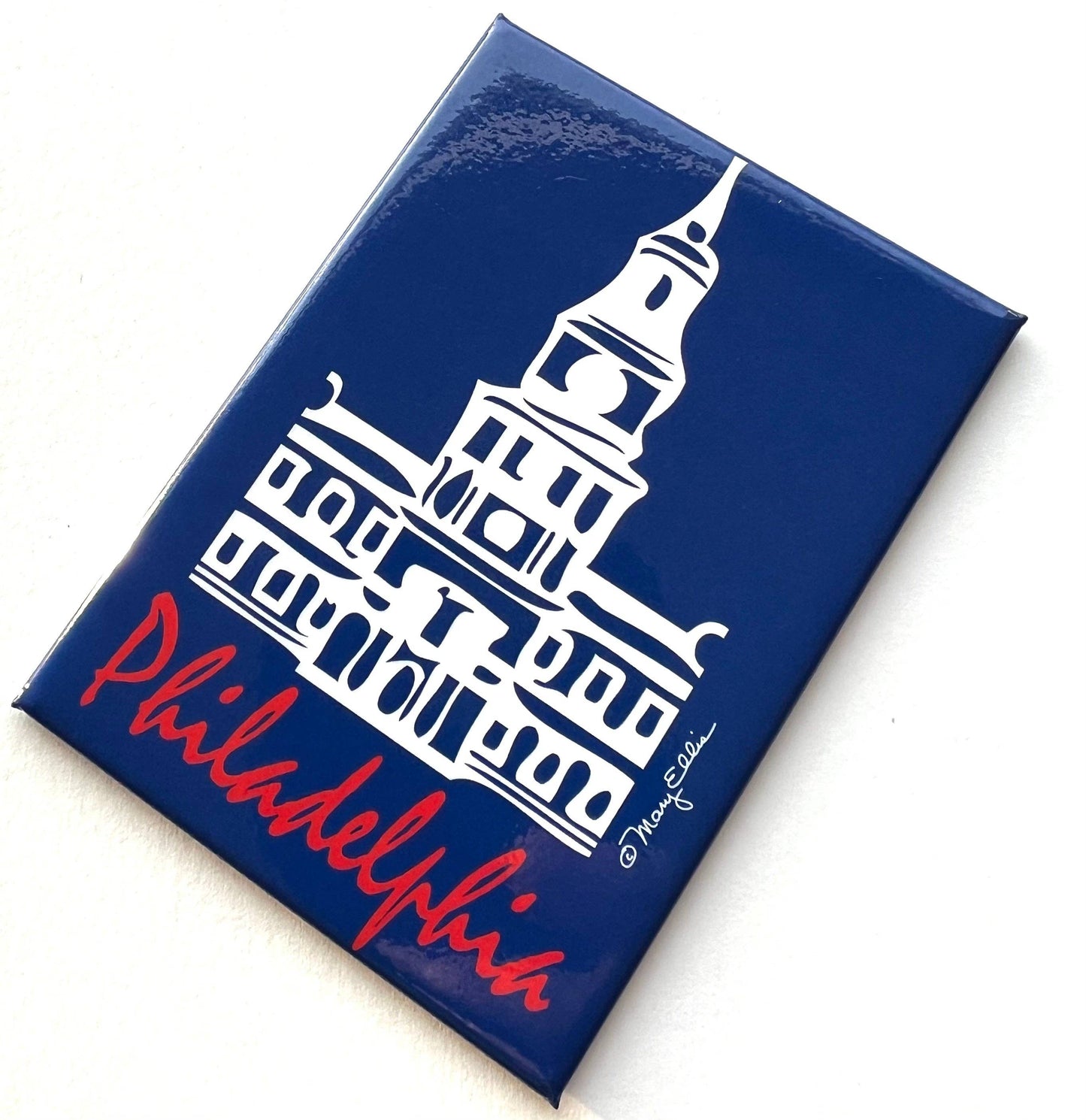 Philadelphia Magnet - Independence Hall Script