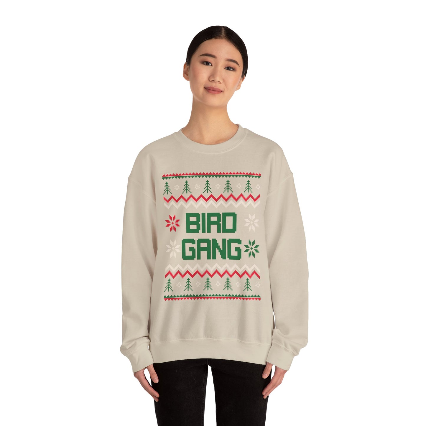 Bird Gang Ugly Sweater Crewneck