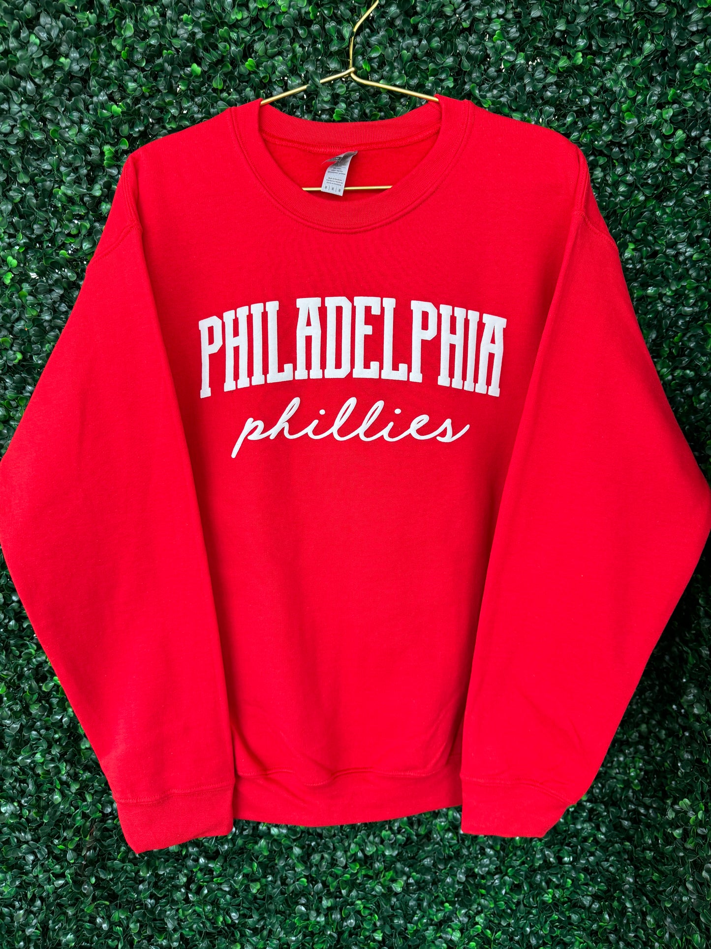 Philadelphia // Phillies Puff Crewneck Sweatshirt