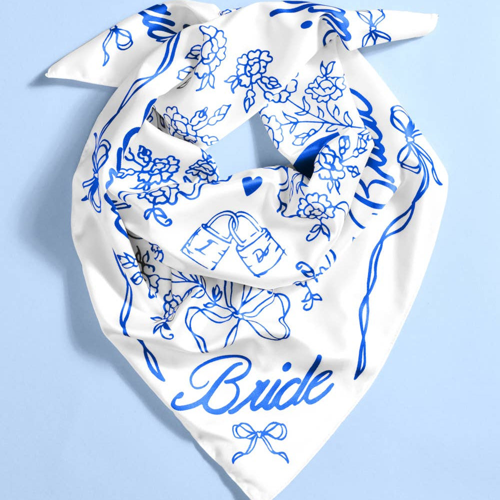 Bride Silk Scarf