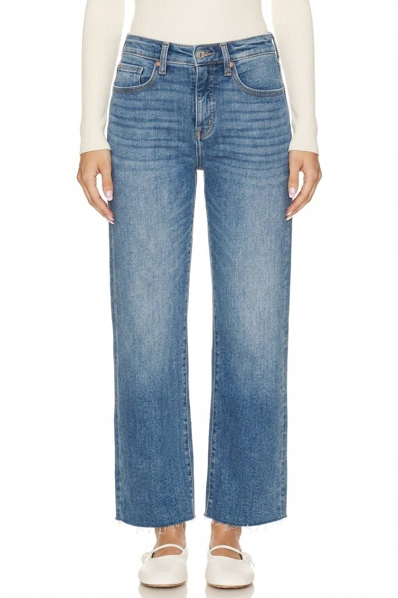 High Rise Straight Leg Denim
