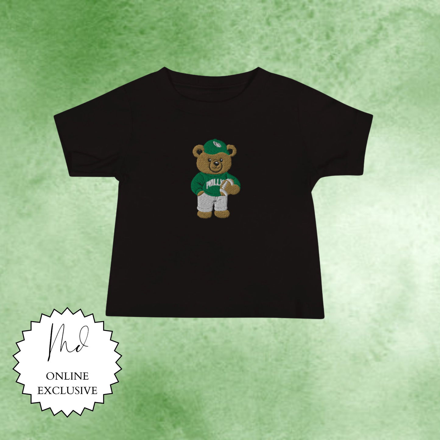 Youth/Baby Philly Teddy Bear Embroidered Tee