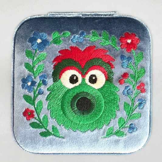 Philadelphia Baseball Mascot Jewelry Travel Case