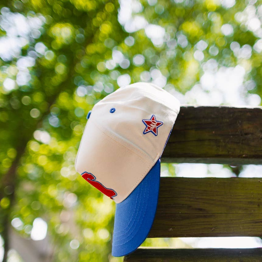 Curved Philly Modern Blue Snapback Hat