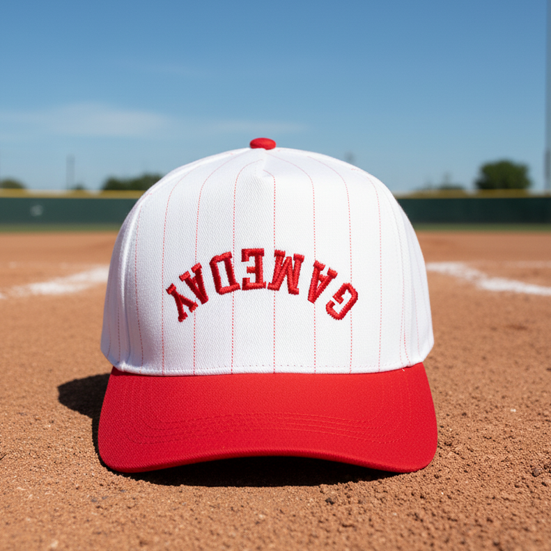GameDay Upside Down Pin Stripe Hat