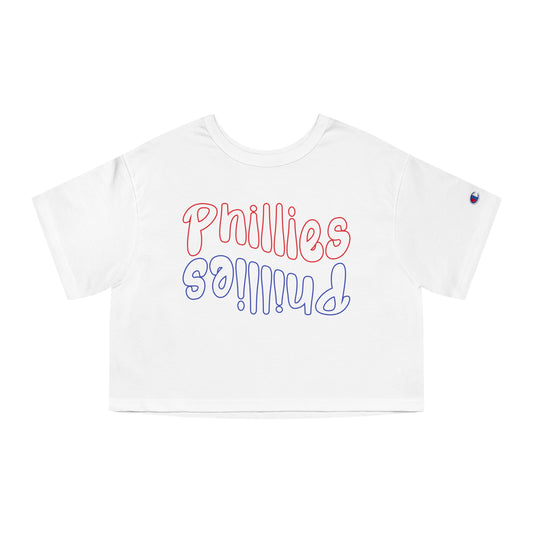 Phillies Wave Crop Top