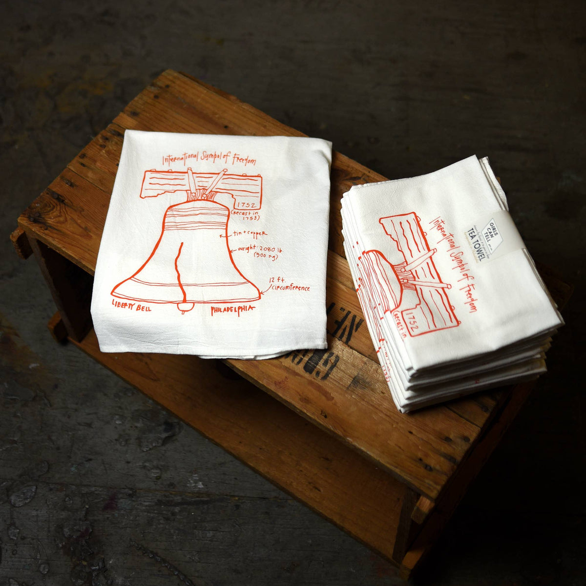 Liberty Bell Tea Towel
