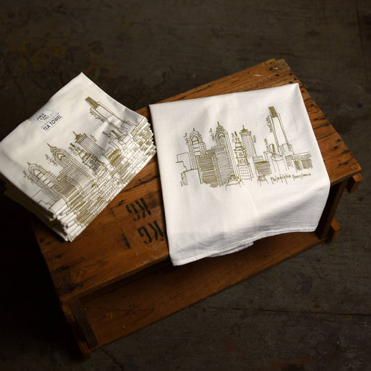 Philadelphia Skyline Tea Towel
