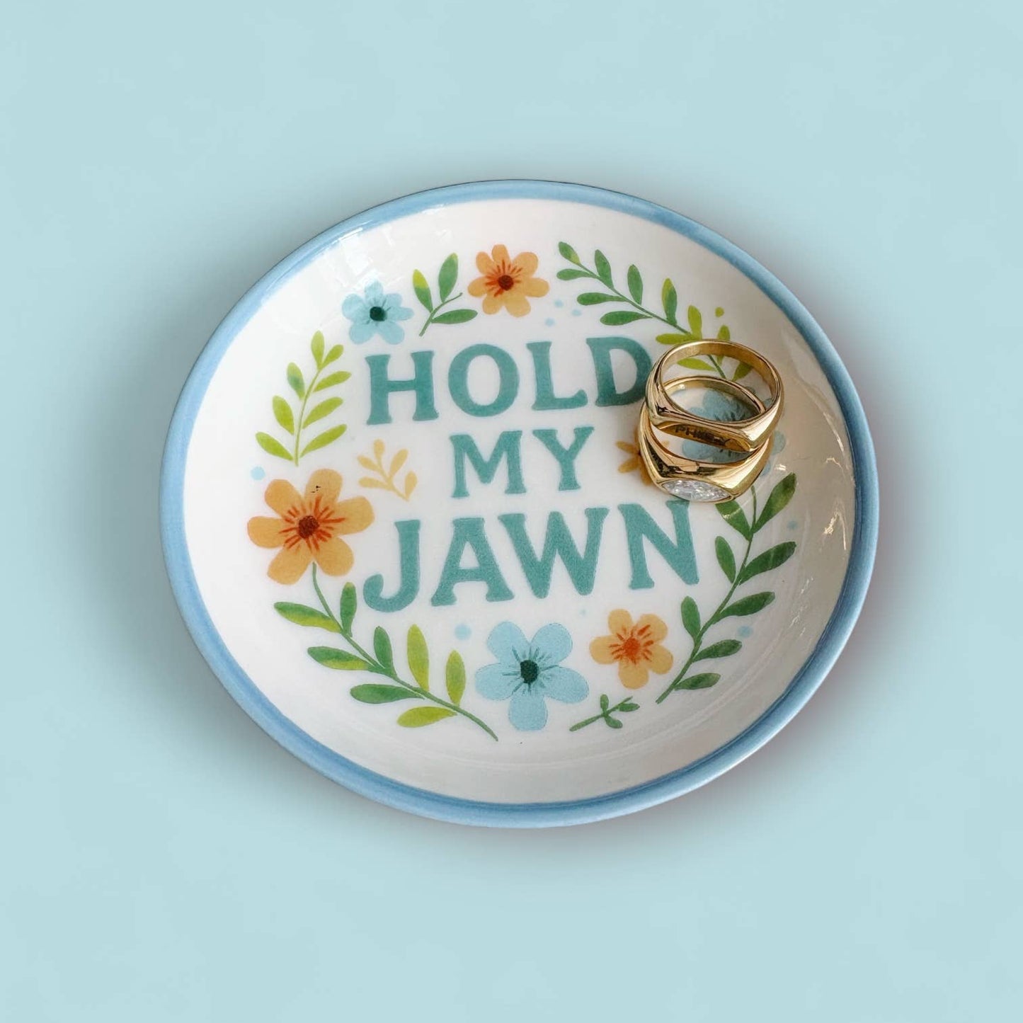 Hold My Jawn Ceramic Trinket Tray