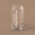 Philadelphia Map Can Glass