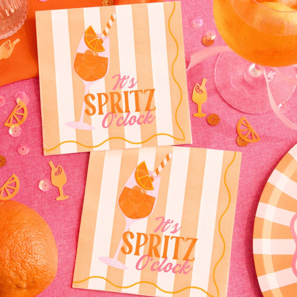 Aperol Spritz Napkins