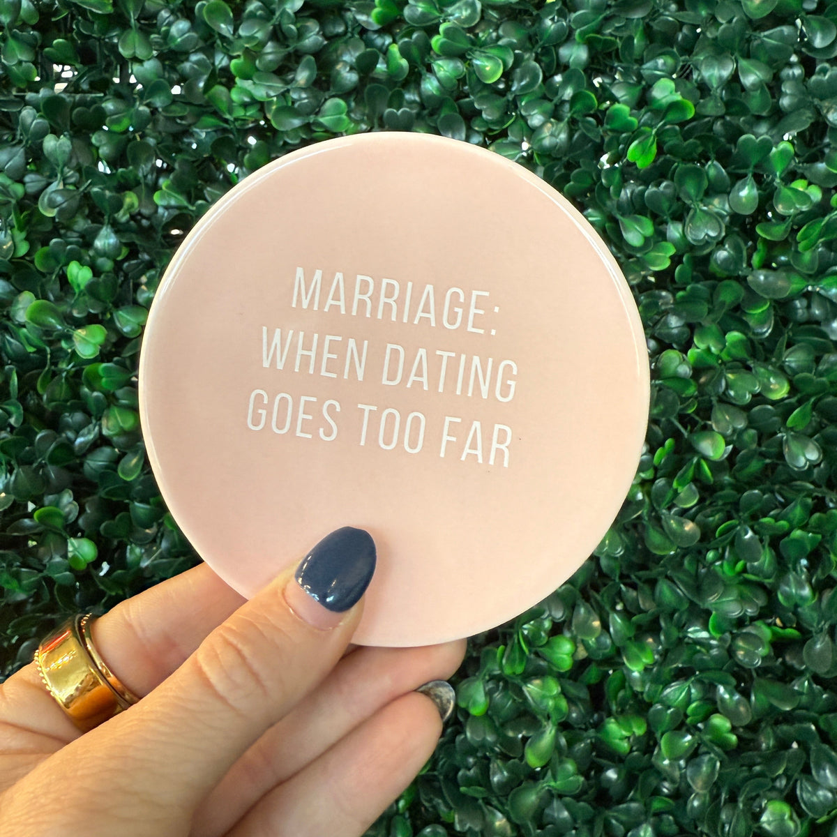 When Dating Goes Too Far Ring Dish