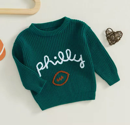 Philly Football Toddler Sweater