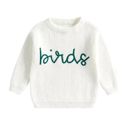 Birds Toddler Sweater