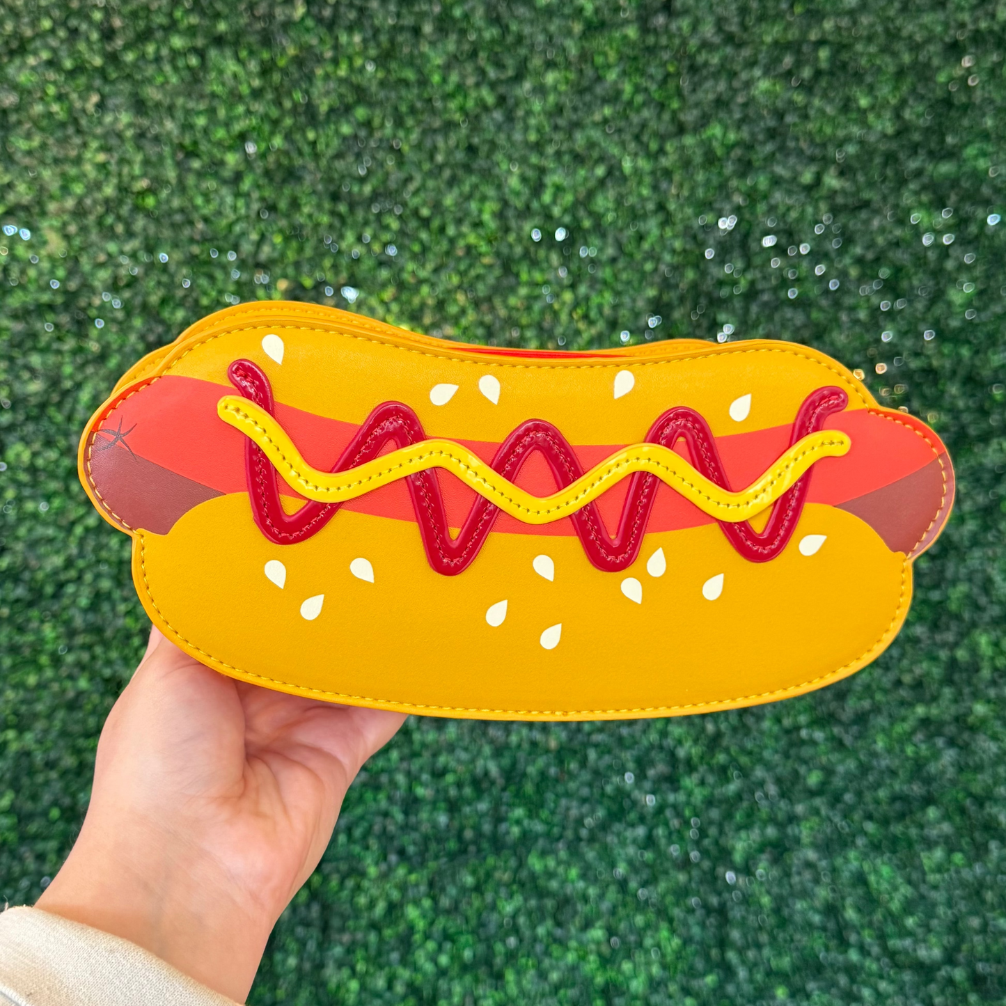Leather Hot Dog Handbag