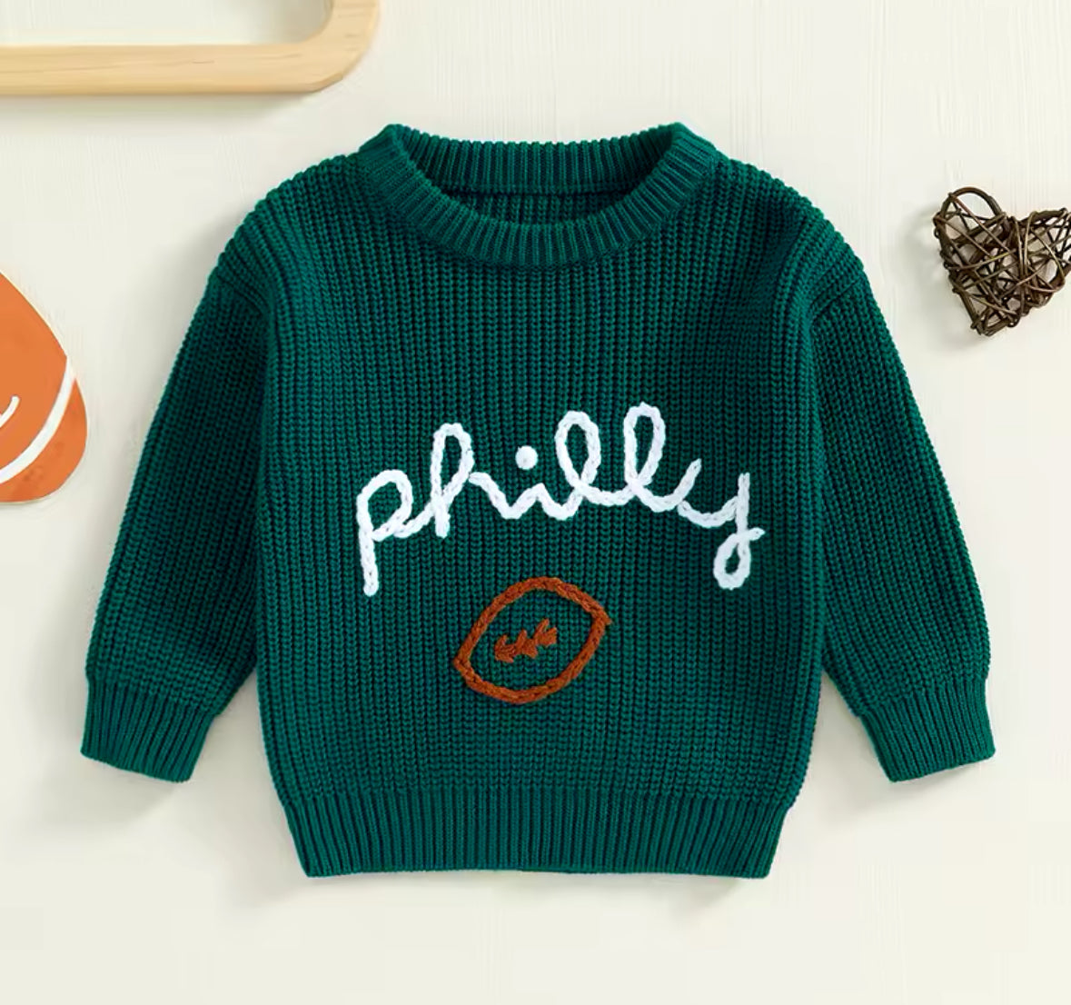 Philly Football Toddler Sweater