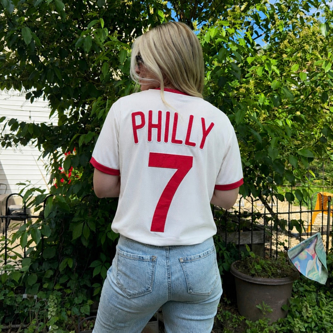 Philly Crop Jersey - Ivory