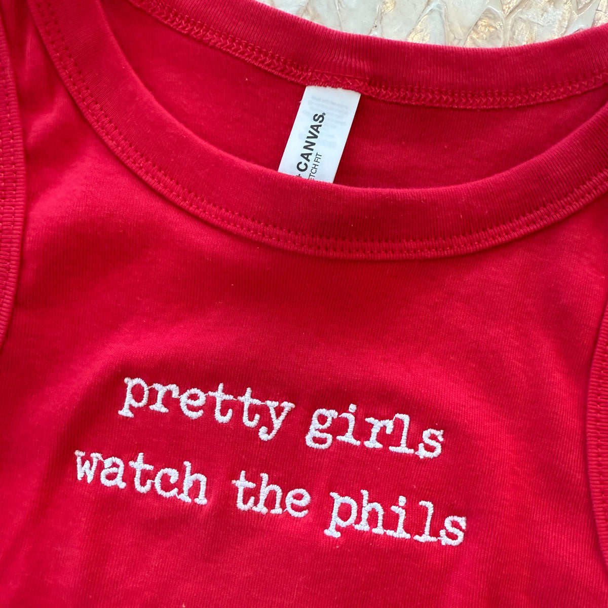 Pretty Girls Watch The Phils Tank Top