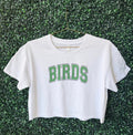 Birds Outline Crop Top