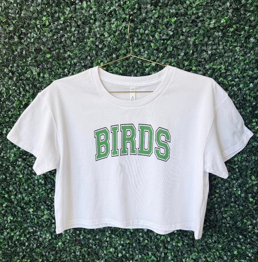 Birds Outline Crop Top