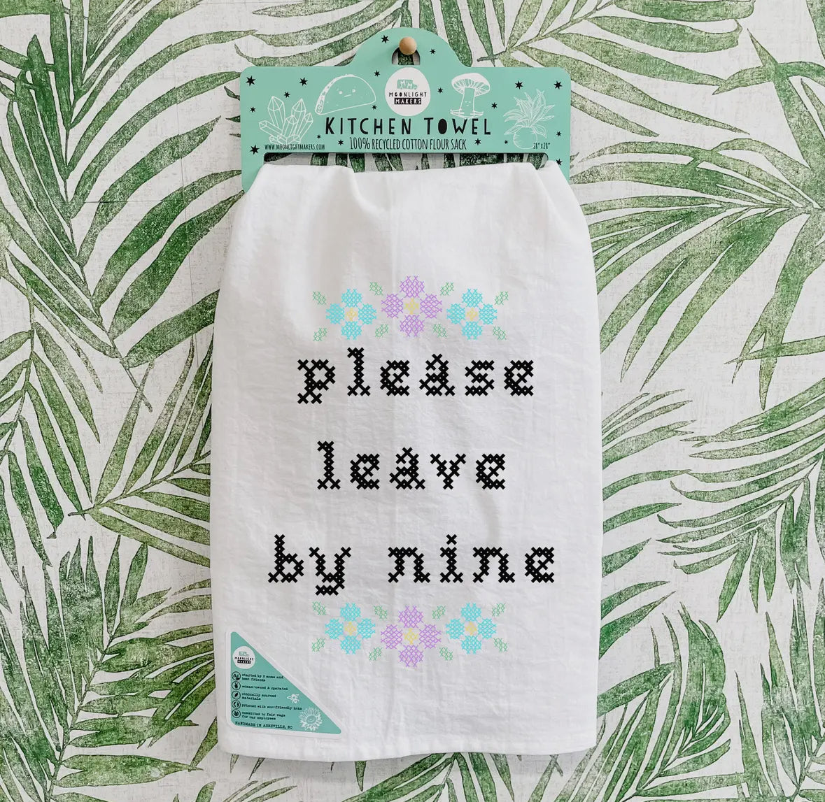 Please Leave Kitchen Tea Towel