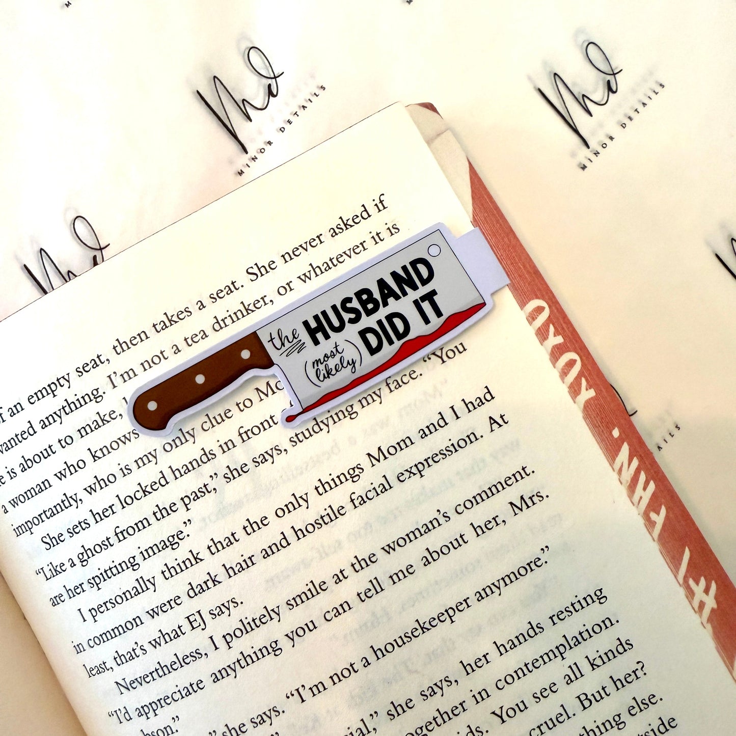 The Husband Did It Magnetic Bookmark